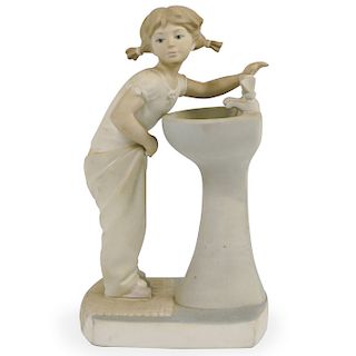 Retired Lladro "Clean up Time"  Porcelain