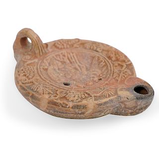 Ancient Roman Terracotta Oil Lamp