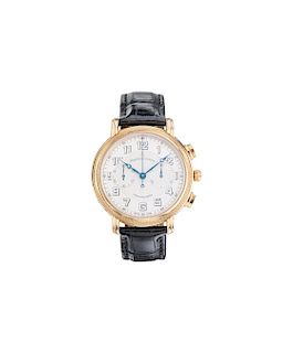 MAURICE LACROIX MASTERPIECE CHRONOGRAPHE LIMITED EDITION. 18K YELLOW GOLD. REF. MP 7038
