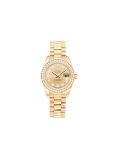 ROLEX OYSTER PERPETUAL DATEJUST. 18K YELLOW GOLD. REF. 179138, CA. 2001