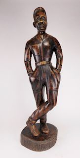 J. Chery wood sculpture