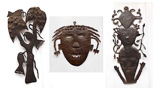 3 Gabriel Bien-Aime sculptures