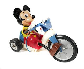 MARX Mickey Mouse Little Big Wheel & Original Box