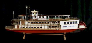 CREOLE QUEEN RC Model Paddlewheel Boat Ship