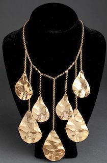 Yves Saint Laurent Gold-Tone Mobile Necklace