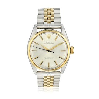 Rolex Oyster Perpetual Semi-Bubbleback Ref. 6286 in Stainless Steel and 18K Gold