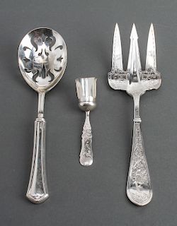 Gorham Sterling Fork and other pieces, 3