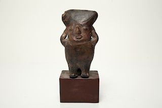 Pre-Columbian Polychrome Standing Figure