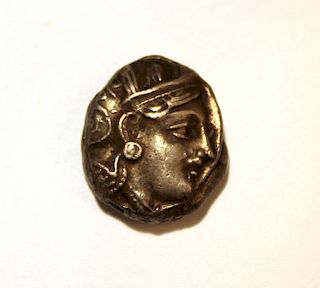 Ancient Athens Greek Silver Tetradrachm Coin