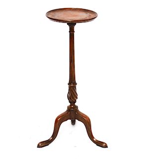 Queen Anne Style Candle Stand Side Table