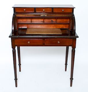 Federal Style Roll Top Writing Desk