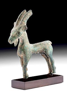 Amlash Bronze Goat Figurine