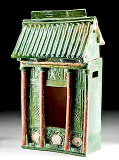 Chinese Ming Dynasty Ceramic Temple for Tomb