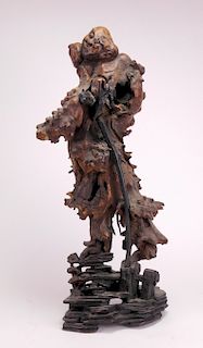 19th c. Chinese root carving