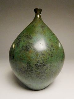 East Asian bronze vase