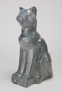 Shearwater Pottery Cubist cat