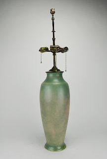 Roseville Pauleo Pottery table lamp