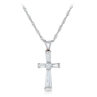 Diamond Cross Pendant Necklace