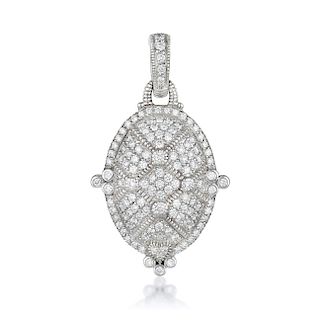Judith Ripka Diamond Pendant