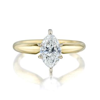 1.04-Carat Marquise-Cut Diamond Ring