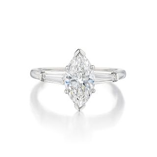 1.53-Carat Marquise-Cut Diamond Ring
