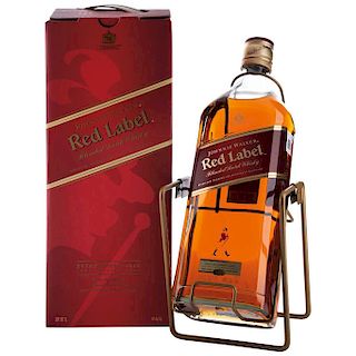 Johnnie Walker. Red Label. Blended Scotch. Presentacion de 3 litros. Piezas: 2. Uno con columpio metalico.