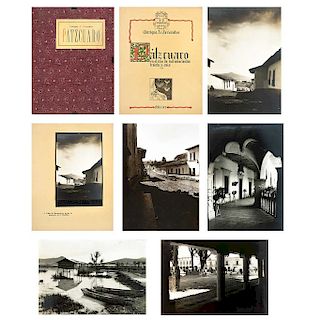 ENRIQUE A. CERVANTES,Pátzcuaro en el año de mil novecientos treinta y seis (“Pátzcuaro in the year 1936”), Vintage Prints, 11.41x8.66” (29 x22.5x2.8)