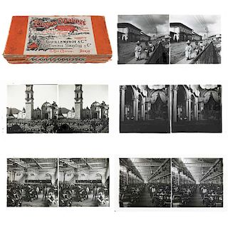 UNIDENTIFIED PHOTOGRAPHER, Vistas de México (“Views of Mexico”), Unsigned, Stereoscopic Imaging, Glass negatives, 3.34 x 6.65” (8.5 x 16.9 cm) each