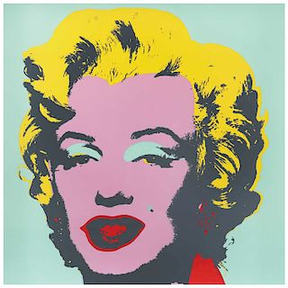 ANDY WARHOL, II.23 : Marilyn Monroe, with a “Fill in your own signature” stamp in the back, Serigraph, 
35.8 x 35.8” (91 x 91 cm), with certificate.