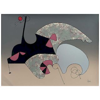 MANUEL FELGUÉREZ, Untitled, Signed, Serigraph without printing number, 22 x 29.9” (56 x 76 cm)