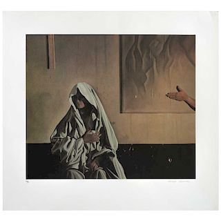 SANTIAGO CARBONELL, Untitled, Signed, Lithography offset 89 / 100, 16.9 x 19.8” (43 x 50.5 cm)