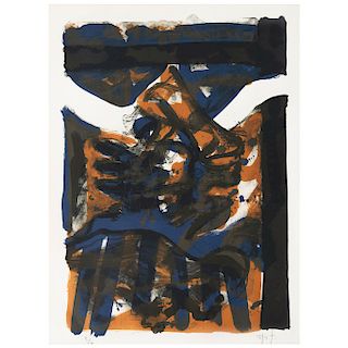 RODOLFO NIETO, Abstracción (“Abstraction”), Signed, Lithography E / A, 23.6 x 16.1” (60 x 41 cm)