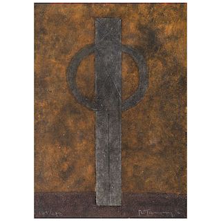 RUFINO TAMAYO, Hombre I (“Man I”), 1981, Signed, Mixograph 145 / 250, 9.4 x 6.6” (24 x 17 cm)