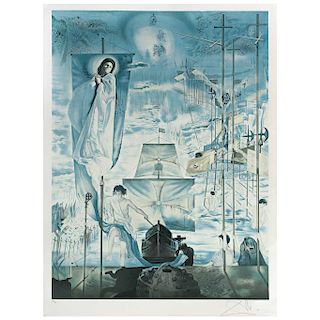 SALVADOR DALÍ, Christophe Colomb, ca. 1988, Signed in pencil, Lithography 169 / 300, 29.5 x 22.4” (75 x 57 cm)