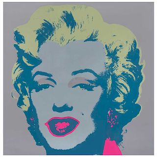 ANDY WARHOL, II.26: Marilyn Monroe, with seal on the back "Fill in your own signature", Serigraph, 
35.4 x 35.4” (47 x 67 cm), Certified