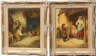 (2) Signed 19th C. European Paintings of Children