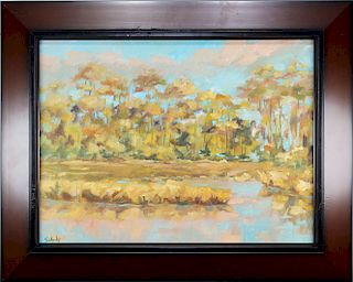Charles Schaefer (FL, 20th C) Florida Landscape
