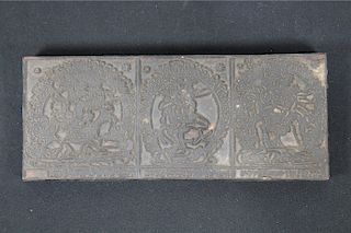 Antique Nepalese Wood Block Textile Stamp