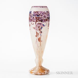 Cameo Art Glass Vase