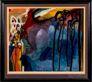 After Wassily Kandinsky (Russian, 1866-1944)  Improvisation XIX