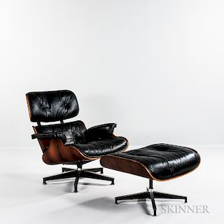 Ray and Charles Eames for Herman Miller Lounge Chair and Ottoman