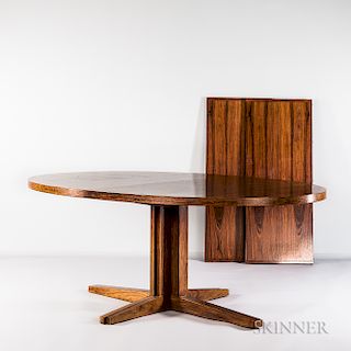 Oval Rosewood Dining Table
