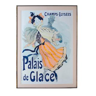 JULES CHERET PALAIS DE GLACE CHAMPS ELYSEES POSTER