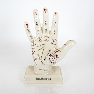 Porcelain Palmistry Hand
