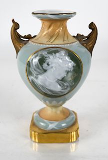 Porcelain Pate Sur Pate-Style Urn