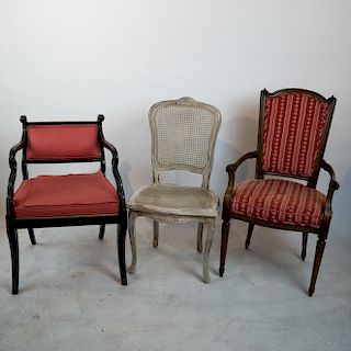 Three Various Chairs