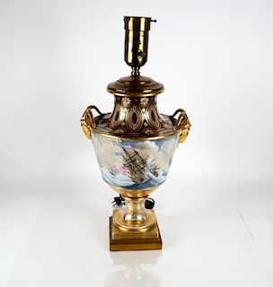 Royal Vienna Continental Porcelain Lamp