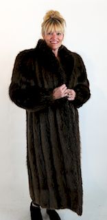 Full-Length "Fur Vault" Brown Fur Coat