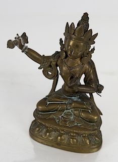 Indian Brass Deity Figurine