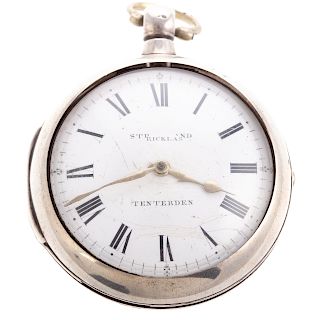 An English Verge Pocket Watch Signed Strickland